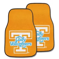  Lady Vols | Tennessee Lady Vols 2 Piece Carpet Mat Set | Orange Mountain