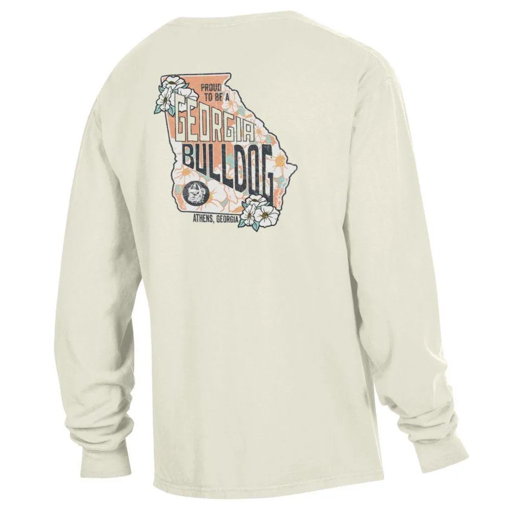 Dawgs | Georgia Proud To Be Comfort Wash Long Sleeve Tee Alumni Hall