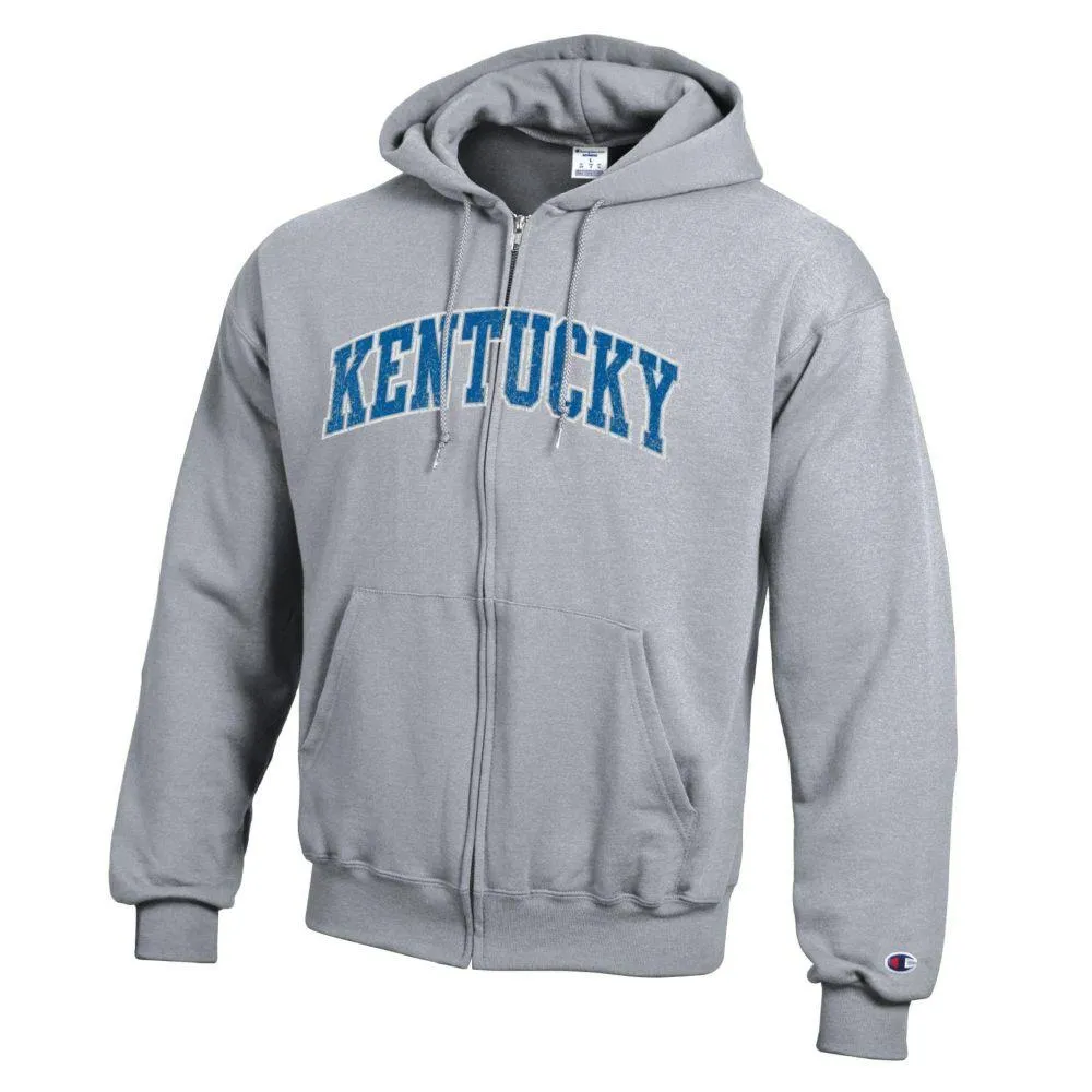 Cats | Kentucky Champion Arch Full Zip Screen Printed Hoodie Alumni Hall