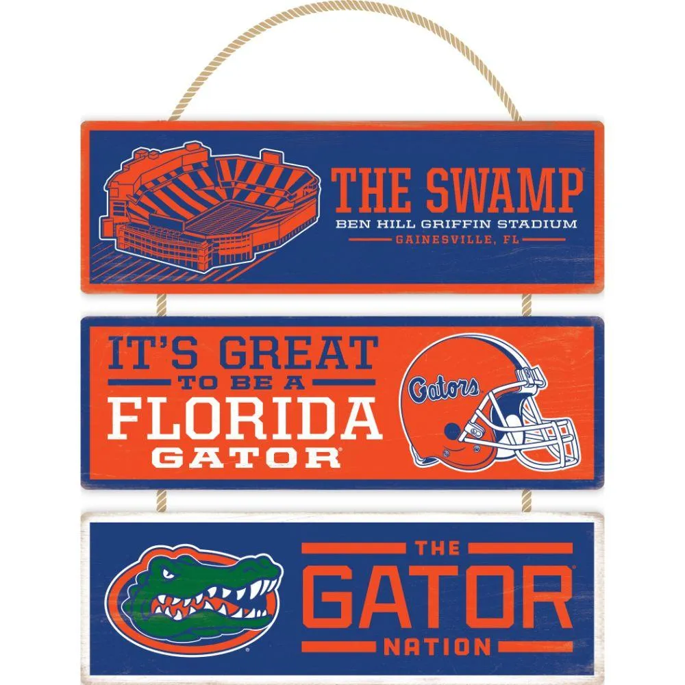  Gators | Florida 13 X 14 Linked Wood Sign | Alumni Hall