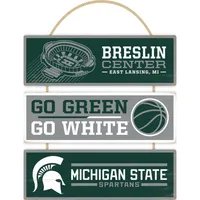  Spartans | Michigan State 13 X 14 Linked Wood Sign | Alumni Hall