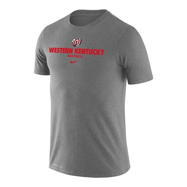 WKU, Western Kentucky Nike Men's Dri-Fit UV Coaches Long Sleeve Tee