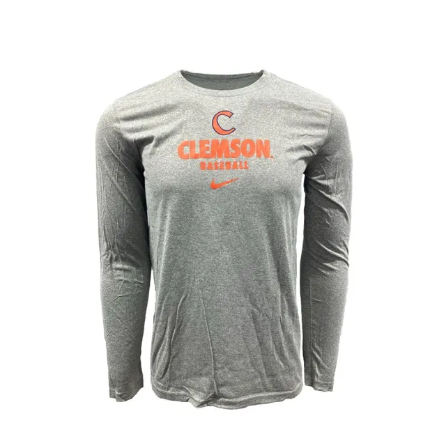 Nike Men's Clemson Tigers White Dri-FIT Velocity Football T-Shirt