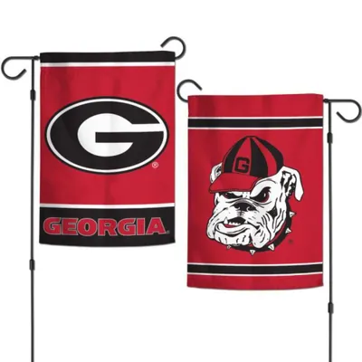  Dawgs | Georgia Wincraft 12 X 18 2 Sided Garden Flag | Alumni Hall