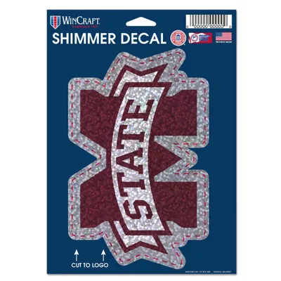  Bulldogs | Mississippi State Wincraft 5 X 7 Shimmer Decal | Alumni Hall