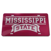  Bulldogs | Mississippi State Wincraft 5 X 7 Stack License Plate | Alumni Hall