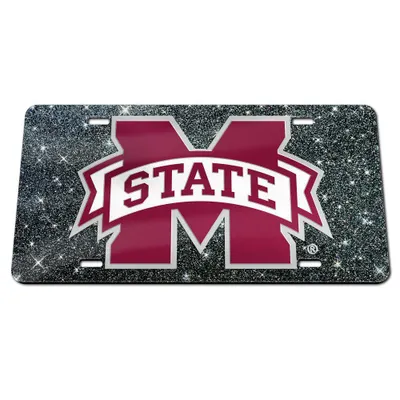  Bulldogs | Mississippi State Wincraft Glitter License Plate | Alumni Hall