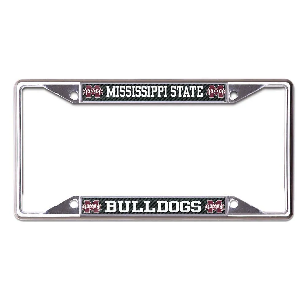  Bulldogs | Mississippi State Wincraft Carbon License Plate Frame | Alumni Hall