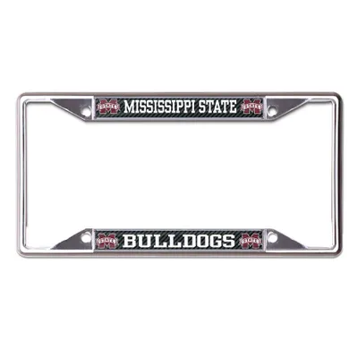  Bulldogs | Mississippi State Wincraft Carbon License Plate Frame | Alumni Hall