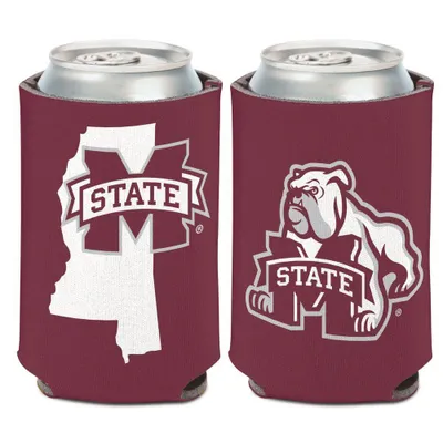  Bulldogs | Mississippi State Wincraft State Shape Can Cooler | Alumni Hall