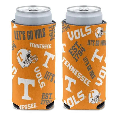  Vols | Tennessee Wincraft 12oz Scatter Slim Can Cooler | Alumni Hall