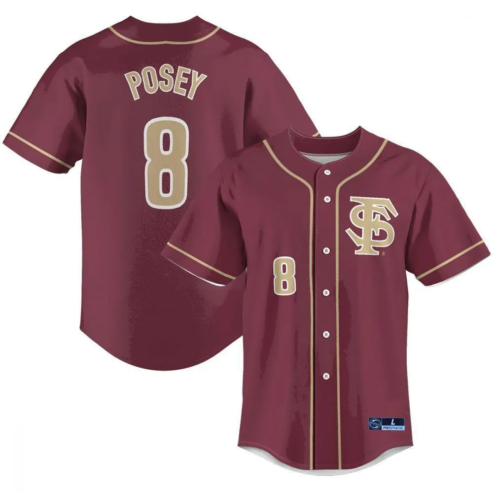 Fsu | Florida State Buster Posey Baseball Jersey Alumni Hall