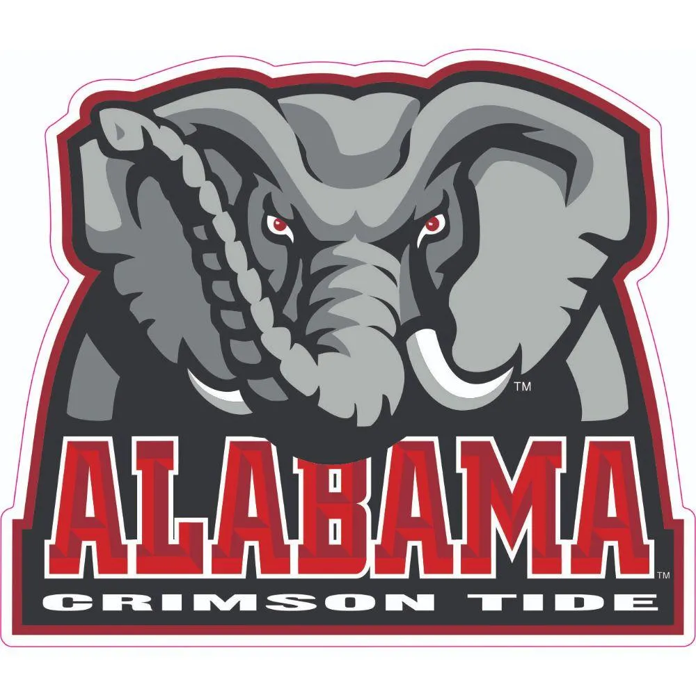  Bama | Alabama 4  Elephant Decal | Alumni Hall