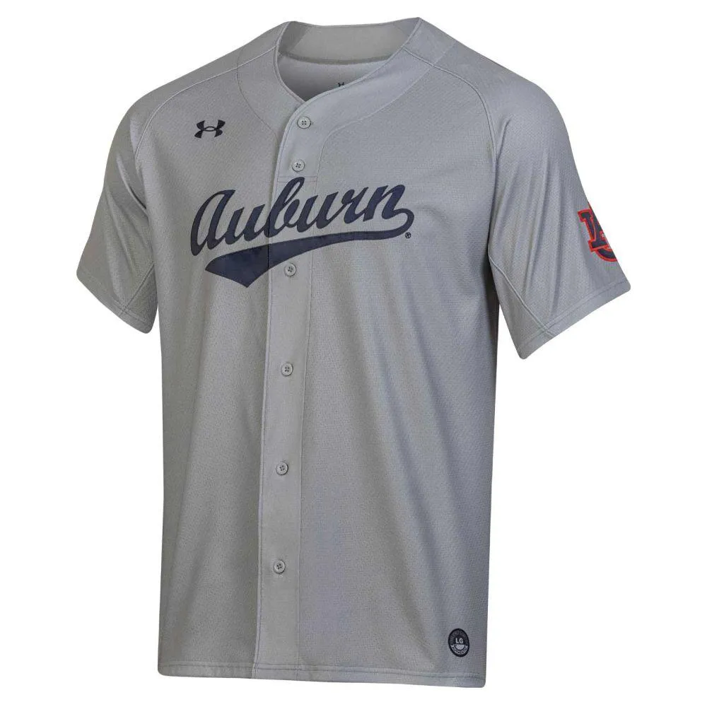 Adidas Men's White Script Replica Baseball Jersey