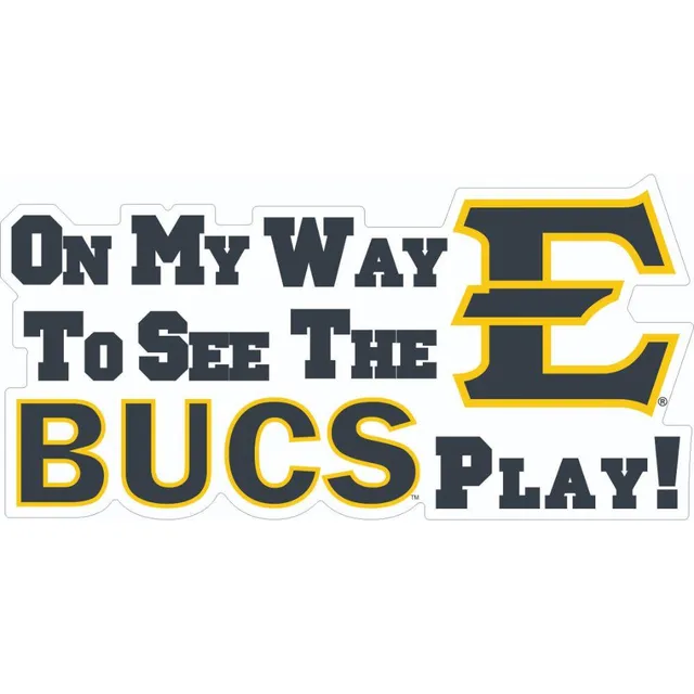 Bucs | Etsu 4 Let's Go Bucs Decal | Alumni Hall