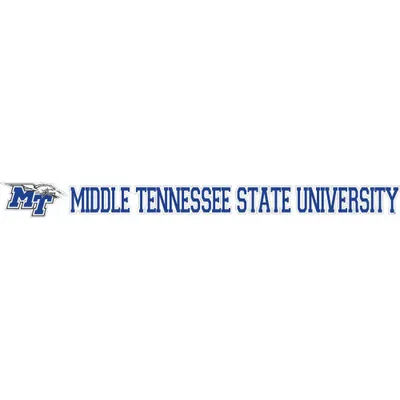  Mtsu | Middle Tennessee State University 19  Decal | Alumni Hall