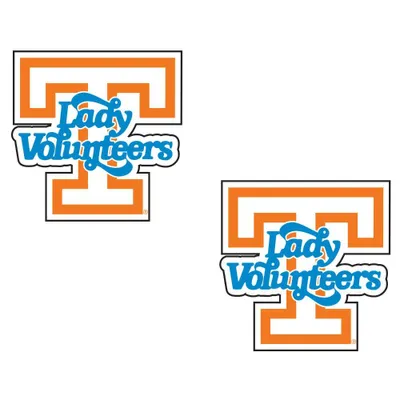 Lady Vols | Tennessee Lady Vols 2  2- Pack Decals | Orange Mountain Designs