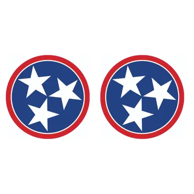  Vols | Tristar 2  2- Pack Decals | Alumni Hall