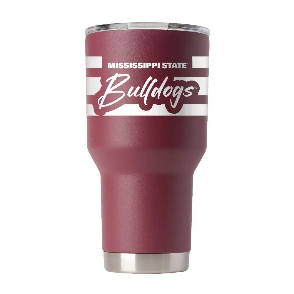  Bulldogs | Mississippi State Gametime Sidekicks 30oz Script Stripe Tumbler | Alumni Hall