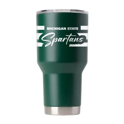  Spartans | Michigan State Gametime Sidekicks 30oz Script Stripe Tumbler | Alumni Hall