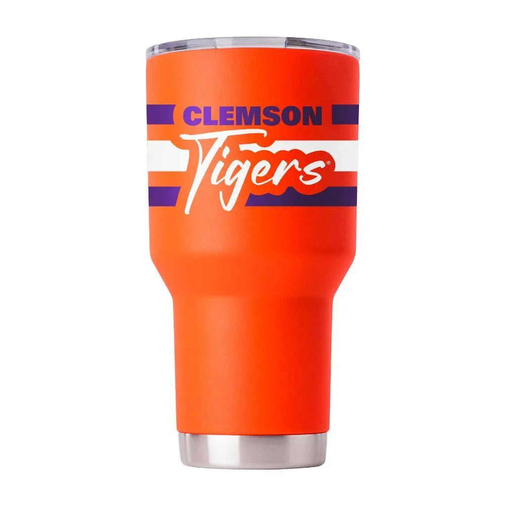  Clemson | Clemson 30oz Script Stripe Tumbler | Alumni Hall