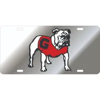  Dawgs | Georgia Standing Bulldog License Plate | Alumni Hall