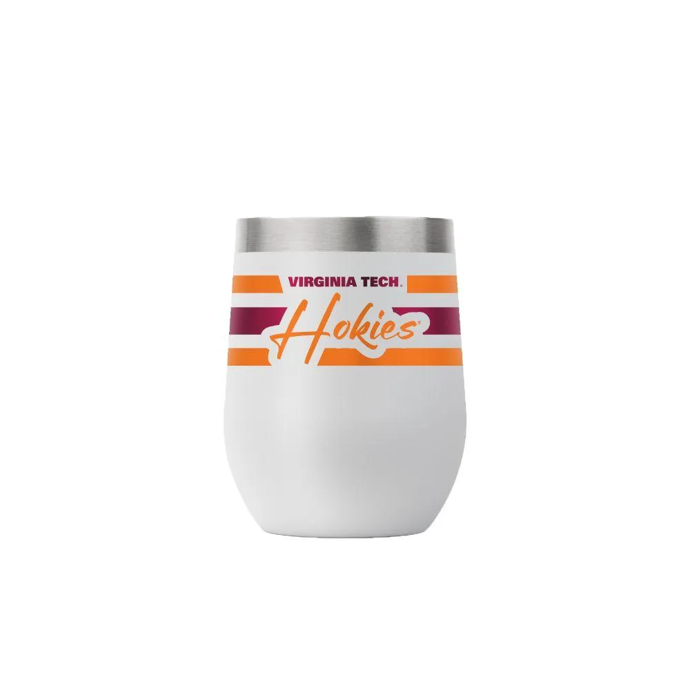  Hokies | Virginia Tech Gametime Sidekicks 12oz Script Stripe Stemless Tumbler | Alumni Hall