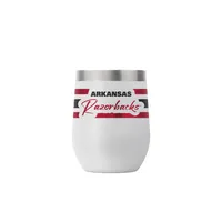  Razorbacks | Arkansas Gametime Sidekicks 12oz Script Stripe Stemless Tumbler | Alumni Hall