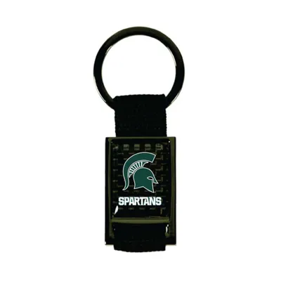  Spartans | Michigan State Carbon Fiber Keychain | Alumni Hall