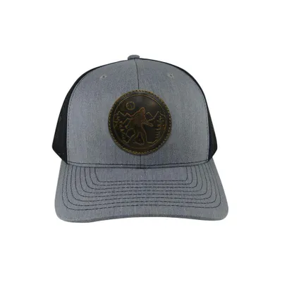  App | Big Foot Circle Leather Patch Trucker Hat | Alumni Hall