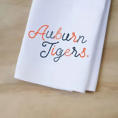  Aub | Auburn Stitch Script Tea Towel | Alumni Hall