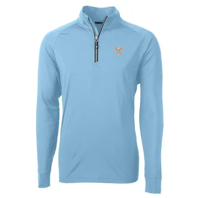 Lady Vols | Tennessee Cutter & Amp ; Buck Eco Pique Adapt 1/2 Zip Orange Mountain Designs