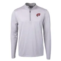 Wku | Western Kentucky Cutter & Amp ; Buck Eco Pique Micro Stripe 1/2 Zip Alumni Hall