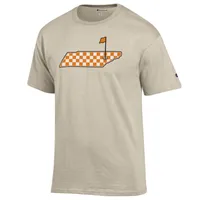 Vols | Tennessee Champion Checkered State Golf Flag Tee Alumni Hall