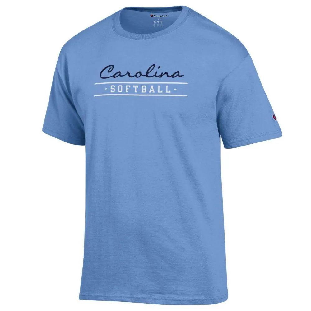 Unc | Carolina Champion Women's Script Bar Softball Tee Alumni Hall