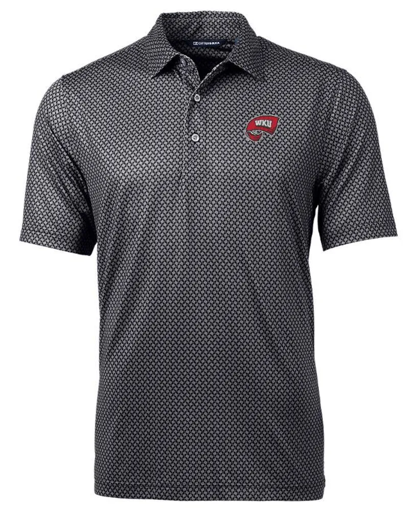 Wku | Western Kentucky Cutter & Amp ; Buck Banner Print Polo Alumni Hall