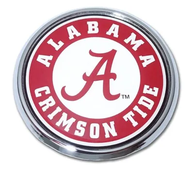 Bama | Alabama Seal Chrome Auto Emblem | Alumni Hall