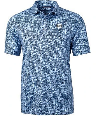 UNC Cutter & Buck Pike Magnolia Print Polo