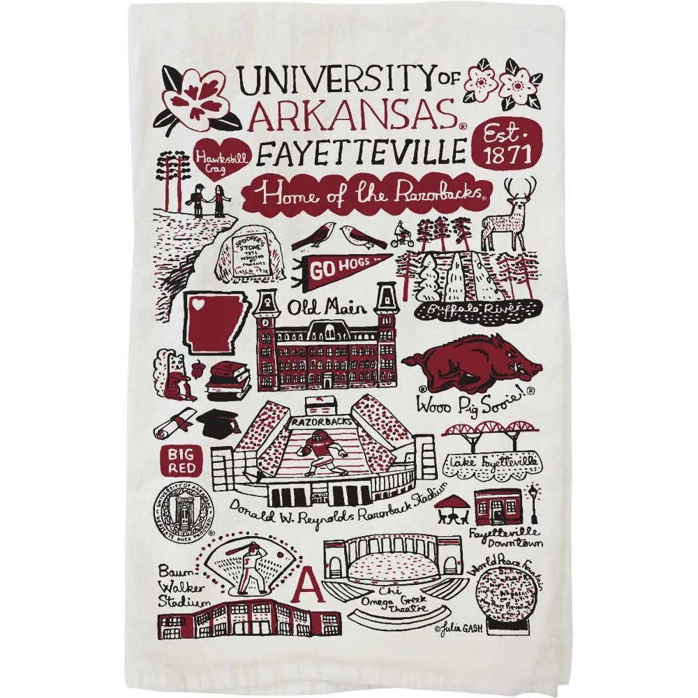  Razorbacks | Arkansas Julia Gash Tea Towel | Alumni Hall