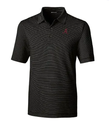 Alabama Cutter & Buck Forge Pencil Stripe Polo