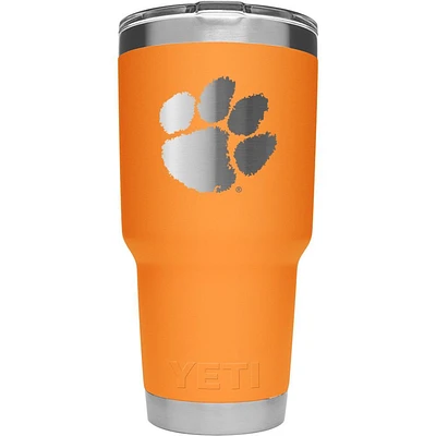 Clemson Yeti 30 Oz Orange Tumbler