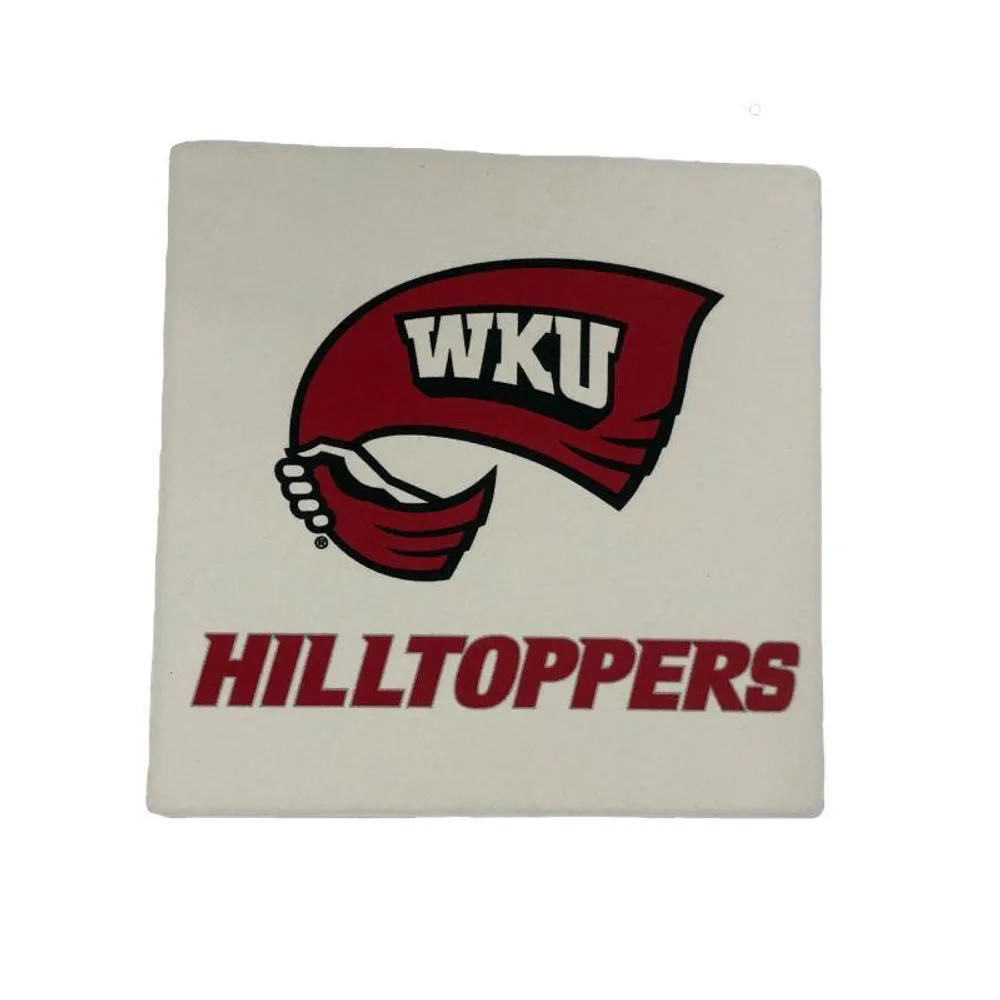  Wku | Western Kentucky Logo Single Coaster | Alumni Hall