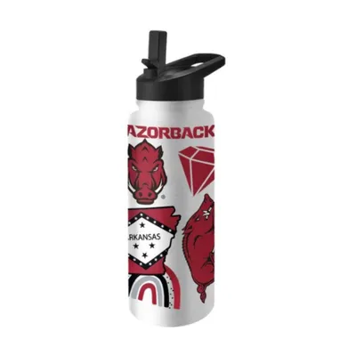  Razorbacks | Arkansas 34 Oz Sticker Quencher Bottle | Alumni Hall