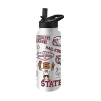  Bulldogs | Mississippi State 34 Oz Stickers Quencher Bottle | Alumni Hall