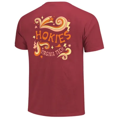 Hokies | Virginia Tech Groovy Swirls Comfort Colors Tee Alumni Hall