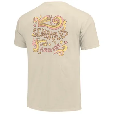 Fsu | Florida State Groovy Swirls Comfort Colors Tee Alumni Hall