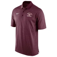 Hokies | Virginia Tech Nike Baseball Stadium Stripe Polo Alumni Hall