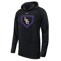 LSU Nike Baseball Dri-Fit Hoodie Tee