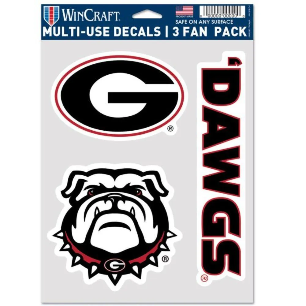 Alumni Hall Georgia Decal Bulldog Logo