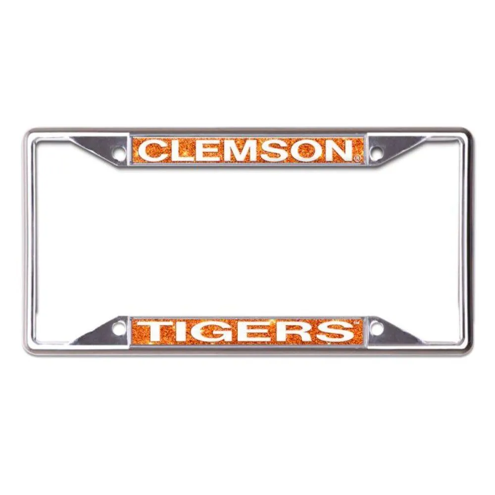  Clemson | Clemson Glitter License Plate Frame | Alumni Hall